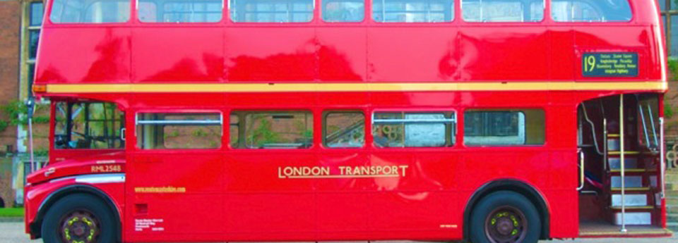 Routemaster Bus 1058 banner