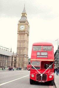 Wedding Bus & Big Ben