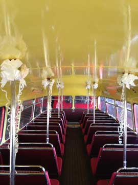 Bus wedding Decorations