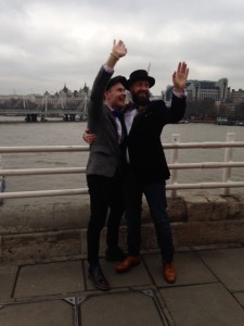 Chris & Russ Blackfriars Bridge 7/2/15