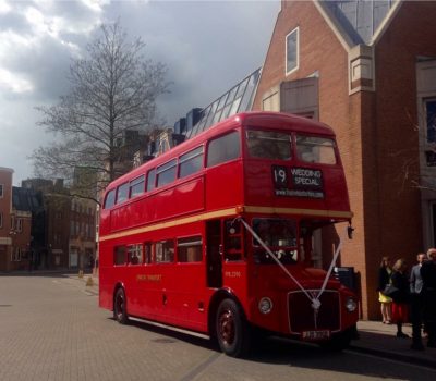 Rainbow Wedding Bus Hire Routemasterhire