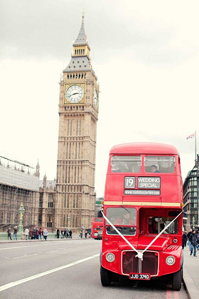 Westminster Abbey Wedding Bus Hire