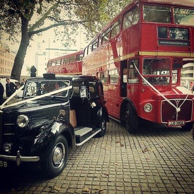 Laura & Charles' Wedding Bus Hire Routemaster-Hire